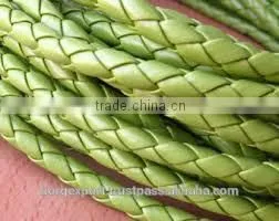 6mm Braided Leather Cords From BORG EXPORT / Braided Leather Cord 6 mm thumbnail-6