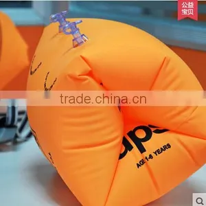 2016 Hot Sale Customised Orange Pvc Inflatable Baby Armband, Water Swimming Float Ring thumbnail-1