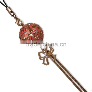 SP0633 Cellphone Strap With Bouquet & Bou Charm thumbnail-1