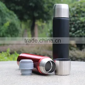 FDA LFGB Stainless Steel Bullet Vacuum Bottle, Stainless Steel Thermos, Double Wall Stainless Steel Vacuum Flask thumbnail-1