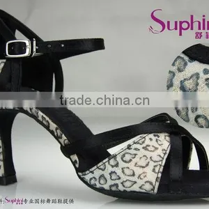 Suphini Super Hot Design Latin Dance Shoes Leopard thumbnail-1