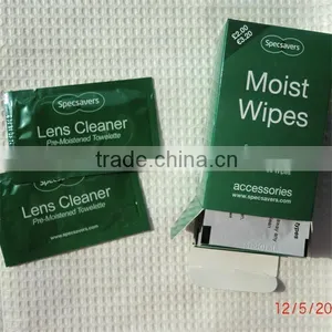 Individually Wrapped Lens Cleaner, Eyeglass Cloth, Wet Tissue, Wet Wipe thumbnail-5