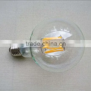 Dimmable Led Filament Bulb G80 Big Light Bulb 4W 6W 8W E27 Clear Glass Indoor Lighting 220V thumbnail-4