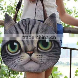 Aimigou Cute Cat Dog Face Purse/cat Face Handbags /cat Face Pillows Wholesale thumbnail-5