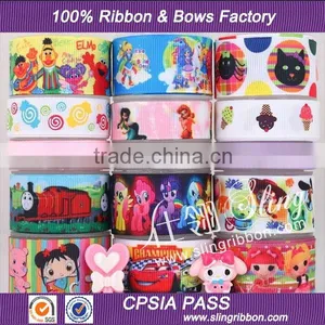 Heat Transfer Ribbon Custom Printed Grosgrain Ribbon thumbnail-1