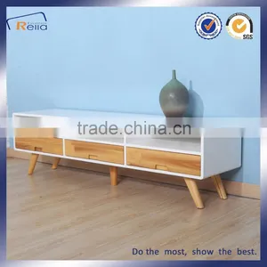 High Gloss Modern White MDF TV Stand thumbnail-3