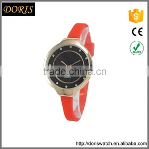 Factory Directly Sell Cheap Silicone Women Quartz Watches Good Quality Watch Lady Wear thumbnail-1