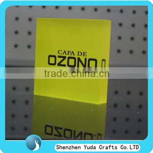 Cheap Price Bespoke Acrylic Block, Plexiglass Brand Block Logo Plate Sign Manufacture thumbnail-1