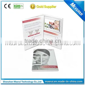 High Quality 5 Inch LCD ScreeenVideo Brochure Card/ Video Greeting Card thumbnail-4