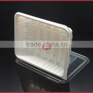 Custom APET Plastic Food Container With Lid Frozen Food Box Packaging XS-CYJ-001 thumbnail-5