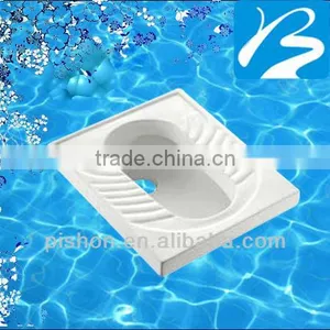 Ceramic Build-in Platform Squat Pan WC thumbnail-1