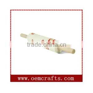 Custom Handmade Cooking Tool Wood Wholesale Ceramic Rolling Pin thumbnail-1