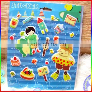 Cartoon 3D Puffy Sticker for Boys and Girls thumbnail-1