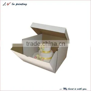 White Plain Sliding Cake Boxes/ Single Cake Pop Boxes thumbnail-1