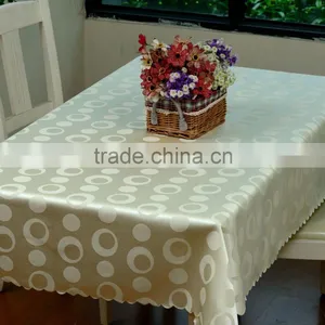 1PC Cheap Damask Polyester Table Cloth Ready Made thumbnail-1