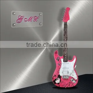 Professional Pink Electric Guitar in Good Price thumbnail-1