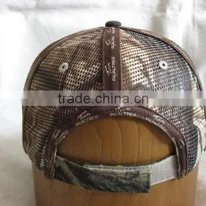 Hot Brown Camo Baseball Cap and Custom Camo Baseball Cap thumbnail-3