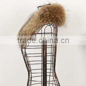 Lady's Soft Raccoon Fur Collar RC15 thumbnail-2