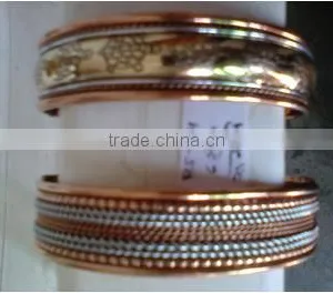 SIXTH SENSE Metal Acrylic Bangles thumbnail-6