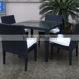 4 Seater Restaurant Dining Table And Chairs thumbnail-1