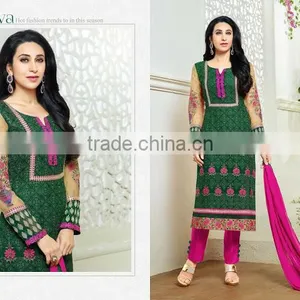 PINK NET SALWAR SUIT thumbnail-4