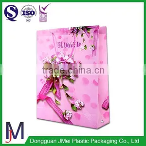 China Factory Shopping Bag White Printed Paper Bags Wholesale Paper Bags With Handle thumbnail-4