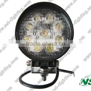 Super Bright Aluminum Housing 12V 27W Led Work Light in Auto Lighting System for ATV SUV Truck Jeep Offroad Vehicles thumbnail-1