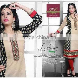 Amazing Multicolor Printed Partywear Kurti thumbnail-4