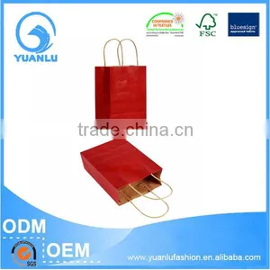 Printed Garment Shopping Mini Kraft Paper Gift Bag thumbnail-1