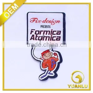 Cheap Custom Sew on Embroidery Clothing Badge thumbnail-1