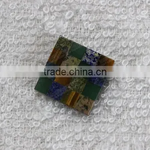 Wholesale Gemstone Mosaic for Cufflinks,stone for Clothes Buttons thumbnail-2