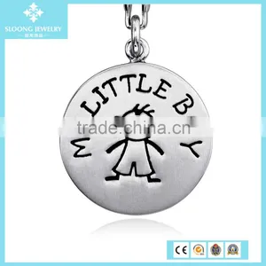 SilverJewelry Catalog My Little Boy Charm in Sterling Silver thumbnail-2