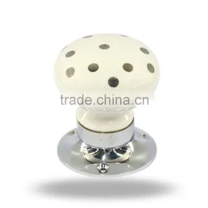 Ceramic GOld Polka White Mortice thumbnail-1