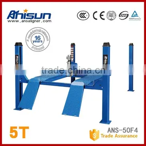 4 Post Car Lifts Hydraulic Jack for Alignment 5000kg thumbnail-1