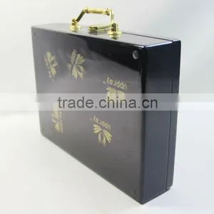 Custom Design Natural Unfinished Wood Craft Hinged Box thumbnail-1