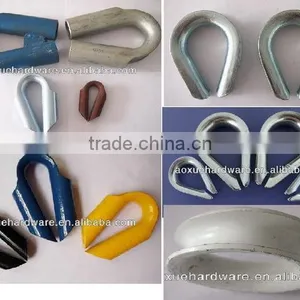 WITH OR WITHOUT WELD WIRE ROPE TUBE THIMBLE,aluminium Thimble, thumbnail-1