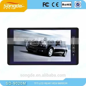 9 Inch HD 800 x 480 TFT LCD Screen Car Rearview Mirror Monitor With Remote Controller thumbnail-4