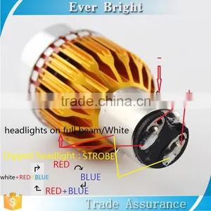 H6 Motorcycle Led Strobe Light 9W With High/low Beam Led Motorcycle Lights thumbnail-2