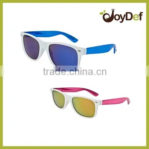 Newest Arrival Neon Color UV400 Mirrored Lens Rubbized Sunglasses for Promo thumbnail-2