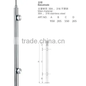 Banister/steel Banister Railing/stainless Steel Banister Handrail thumbnail-1