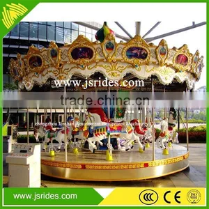 New Design Children Ride Carousel Horses for Playground Ride thumbnail-1