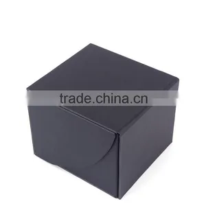 Chinese Factories Wholesale Custom High-grade PU Leather Watch Box, Black Beautiful Gift Box thumbnail-3