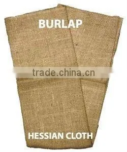 100% Jute Natural Plain Knitted Hessian Cloth / Burlap thumbnail-1