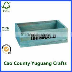 Wholesale Wooden Trugs Rustic Antique Storage Vintage Wooden Boxes Crates thumbnail-1