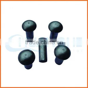 High Quality Round Head Brass Semi Hollow Rivet thumbnail-3