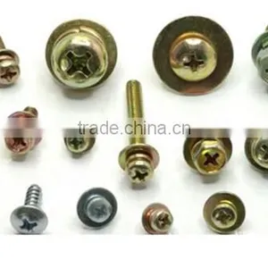 High Quality Low Price Color Zinc Combination of Three Screws thumbnail-1