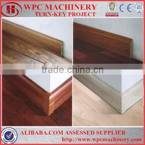 WPC PVC Tile Corner Trim/wall Skirting Making Machine thumbnail-1
