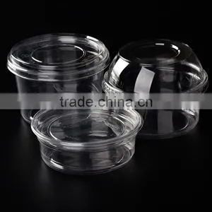 Disposable PET Plastic Salad Bowl Container With Lid thumbnail-6