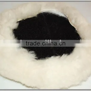 100% Sheep Wool Buffing And Polishing Pad With Magic Tape Factory thumbnail-1