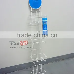 Metal Cosmetic Display Stand, Iron Wall Mounted Condoms Display Shelf thumbnail-2